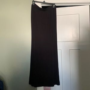 Black maxi skirt